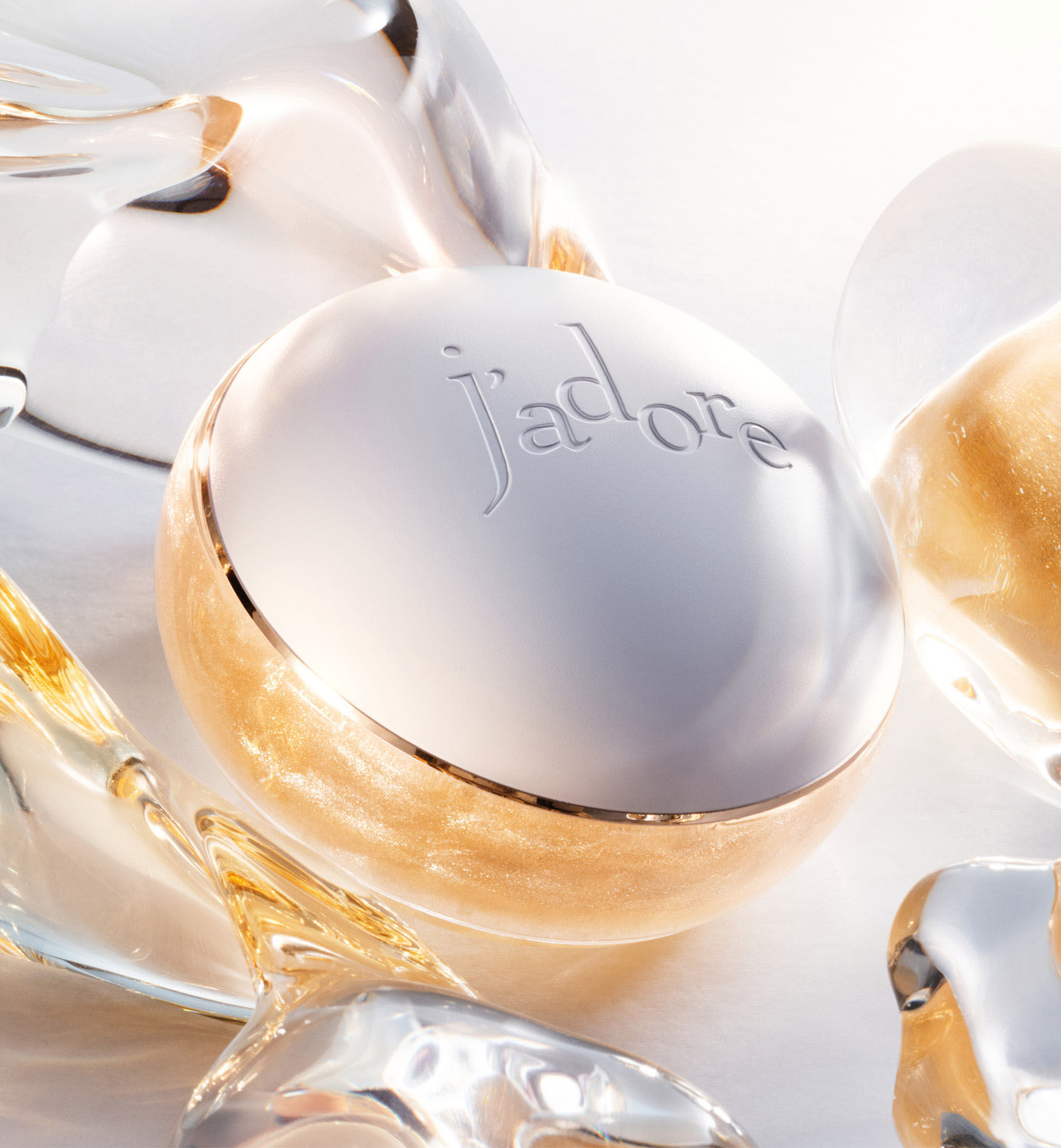 Scented Body Gel J'adore Les Adorables Golden Shimmering Gel