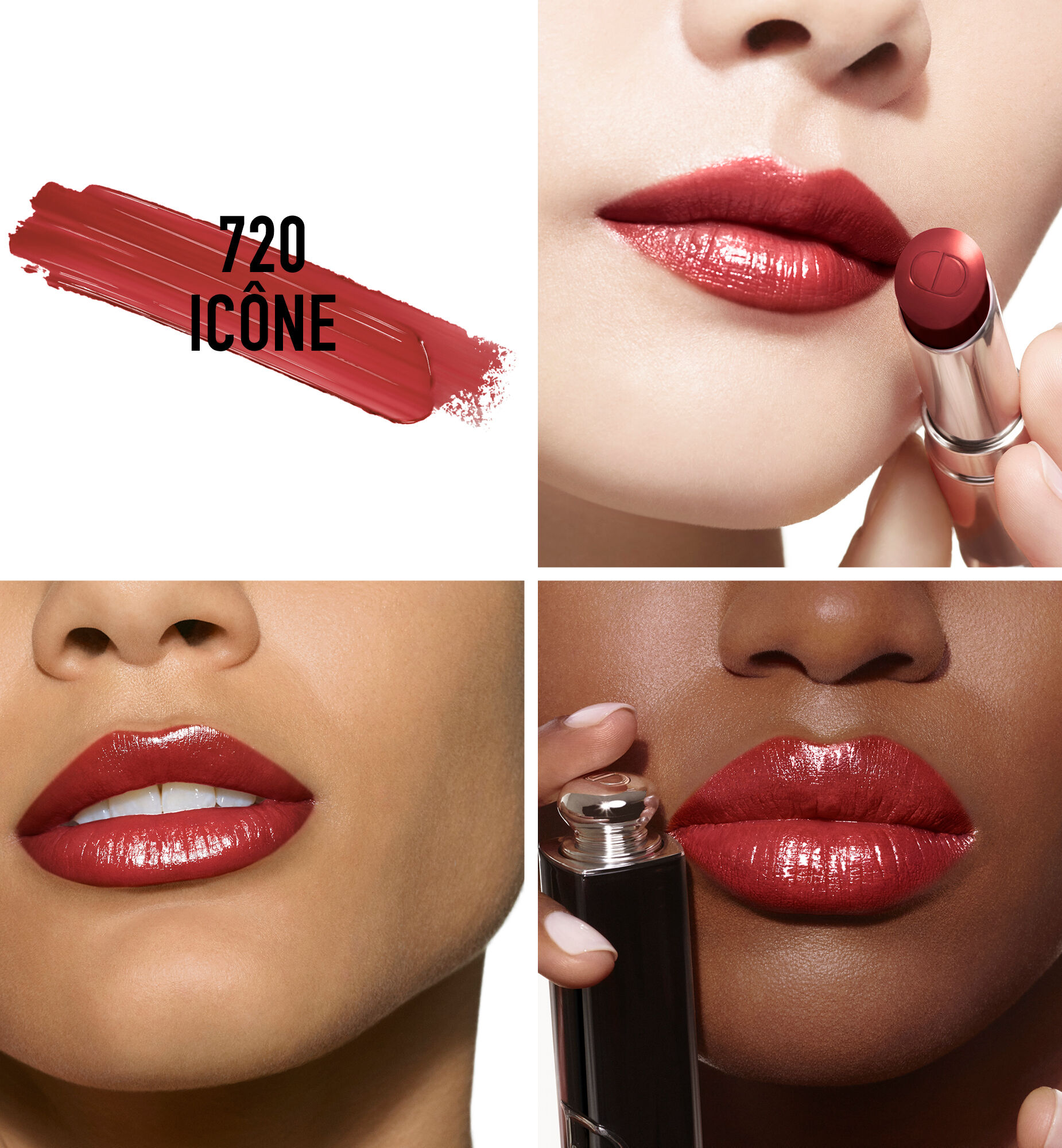 Dior addict red lipstick top