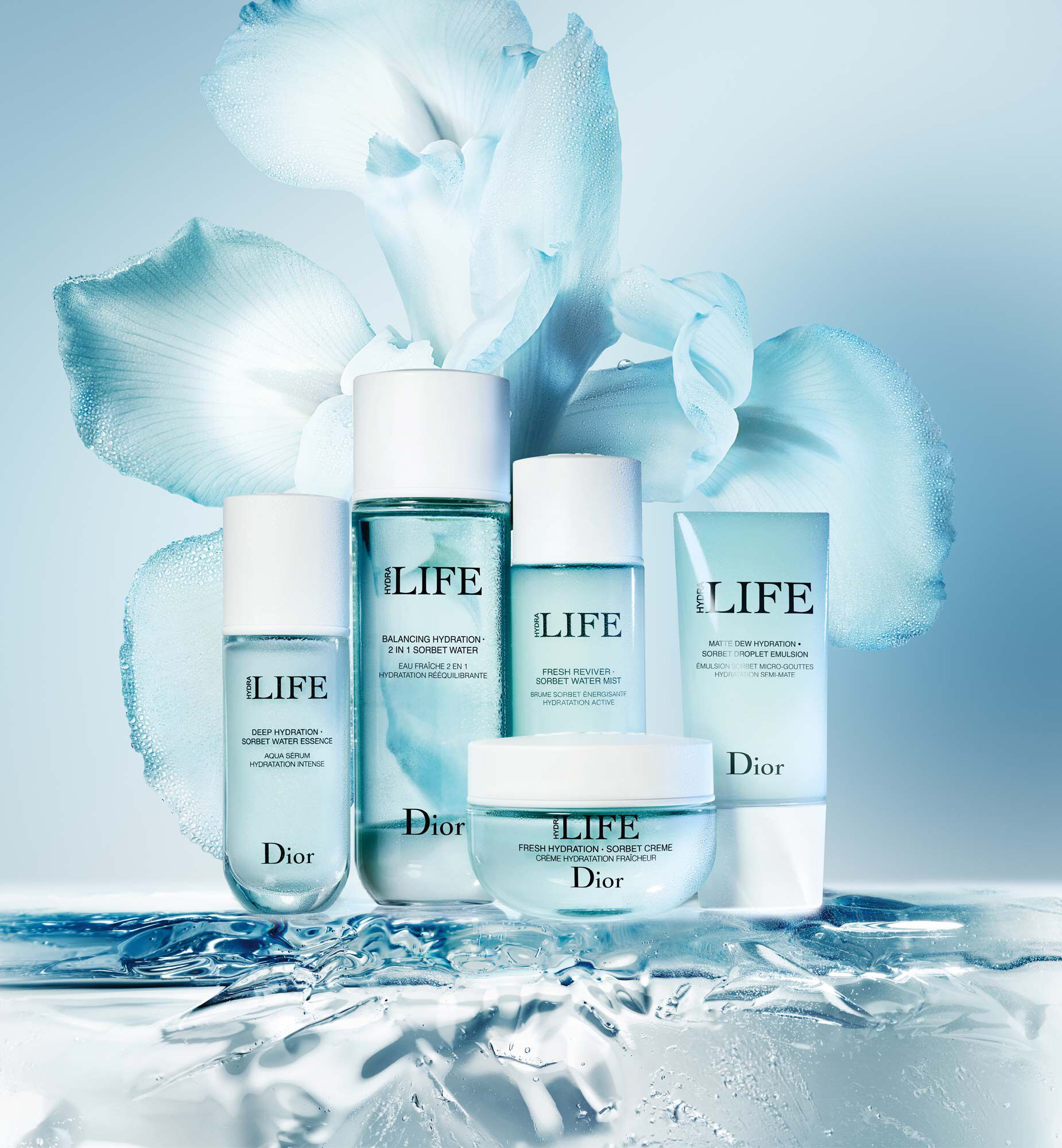 Зволожувальна вода-сорбе з пребіотиками Dior Hydra Life | DIOR UA